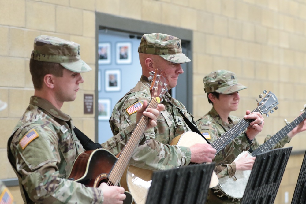 67th Army Band performs during Drill Weekend.