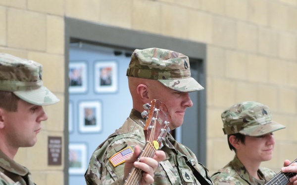 67th Army Band performs during Drill Weekend.