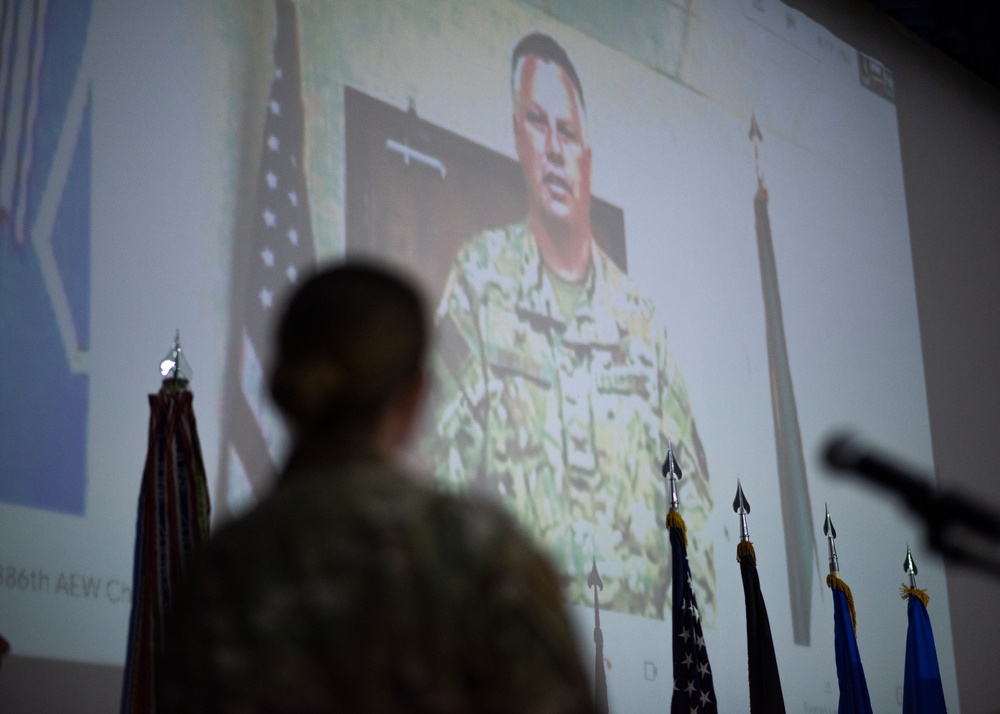 386th AEW welcomes new commander, Col. Henry Triplett