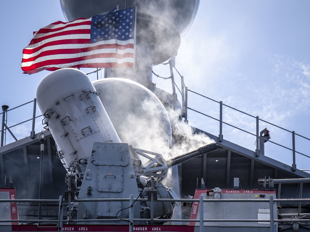CIWS Live-Fire Maintenance Exercise