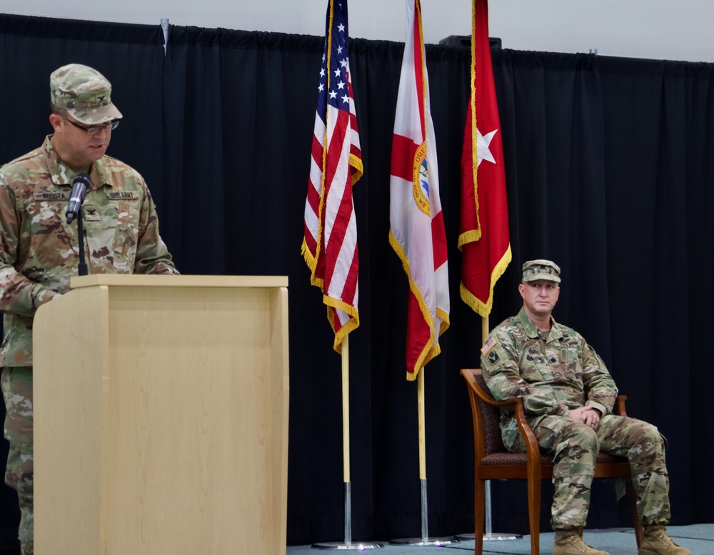 53rd Infantry Brigade Combat Team change of command ceremony
