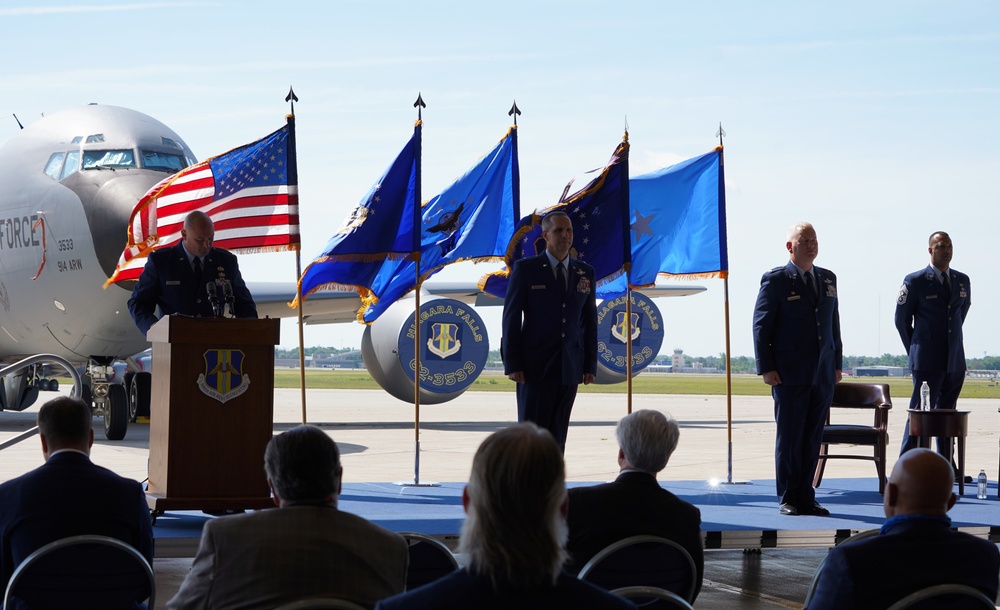 914th Air Refueling Wing conducts assumption of command ceremony