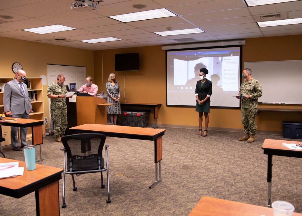 Navy Civilian Service Achievement Medal Awarded on Naval Base Kitsap