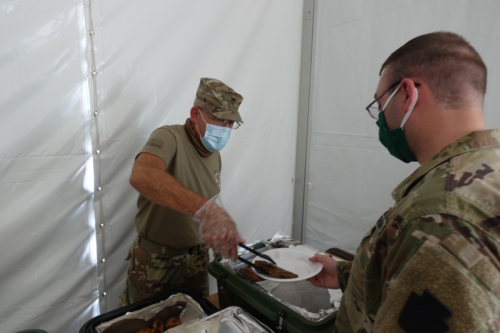 Food at the mobilization station