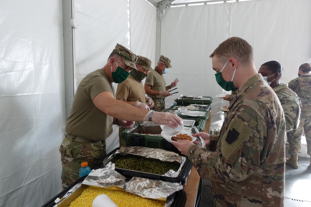 Food at the mobilization station