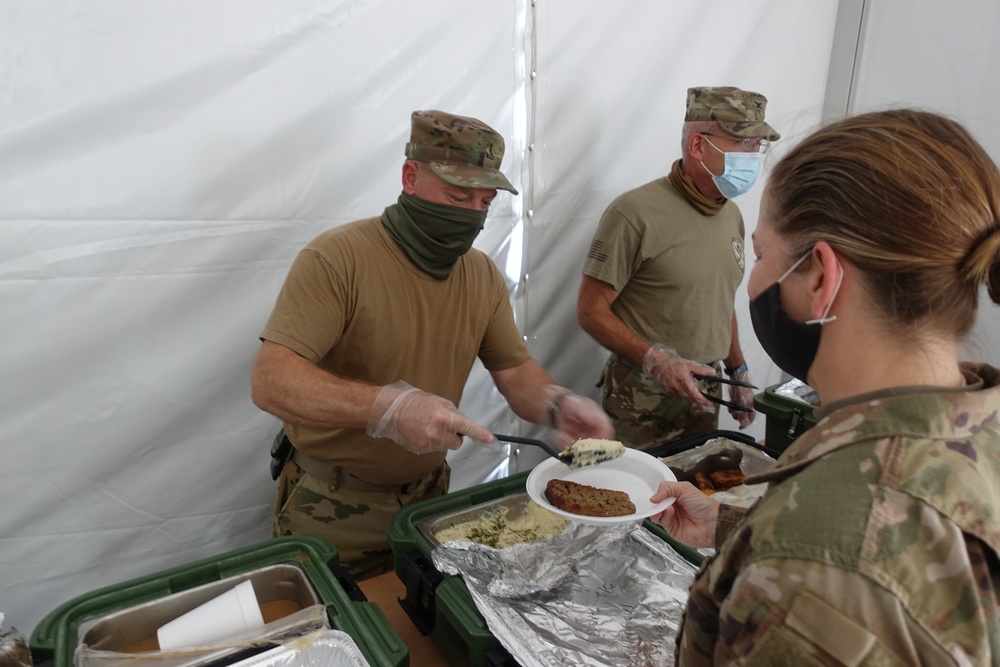 Food at the mobilization station