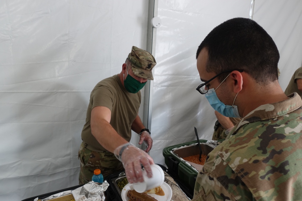 Food at the mobilization station
