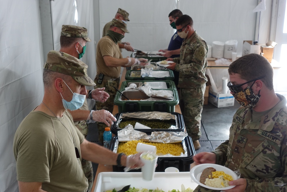 Food at the mobilization station