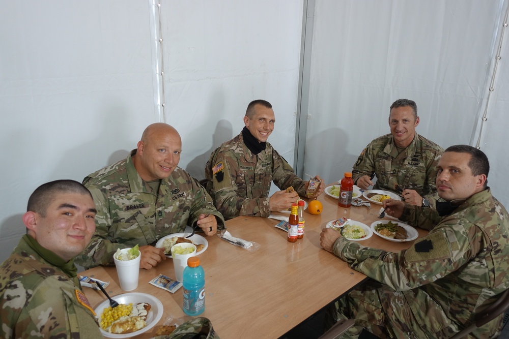Food at the mobilization station