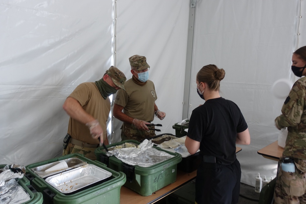 Food at the mobilization station