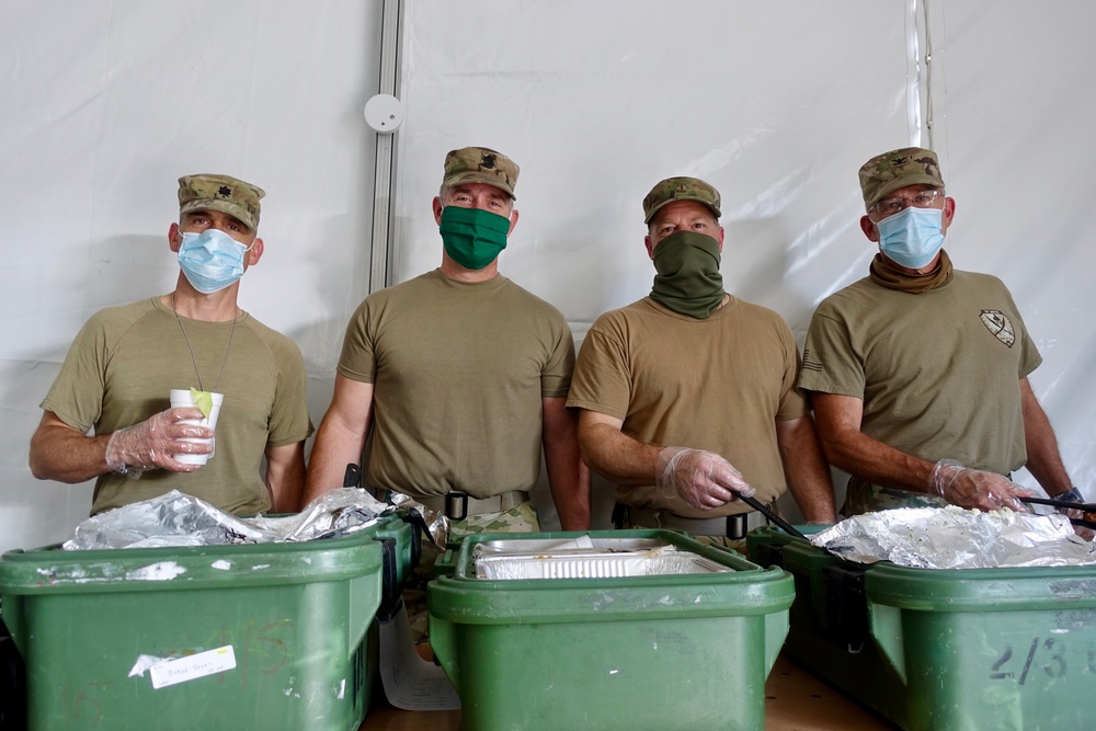 Food at the mobilization station
