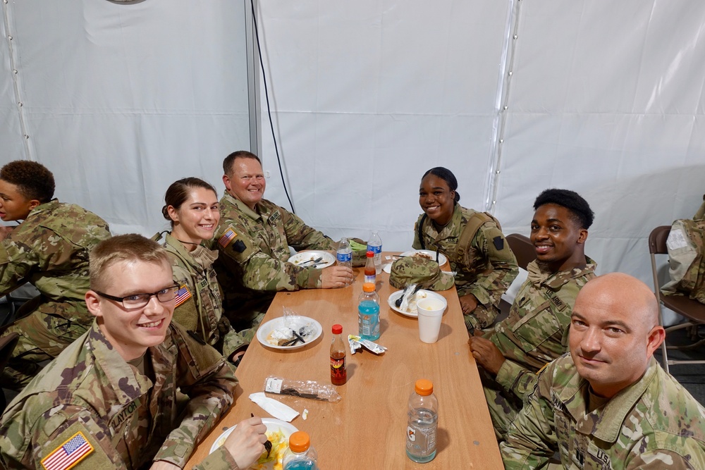Food at the mobilization station
