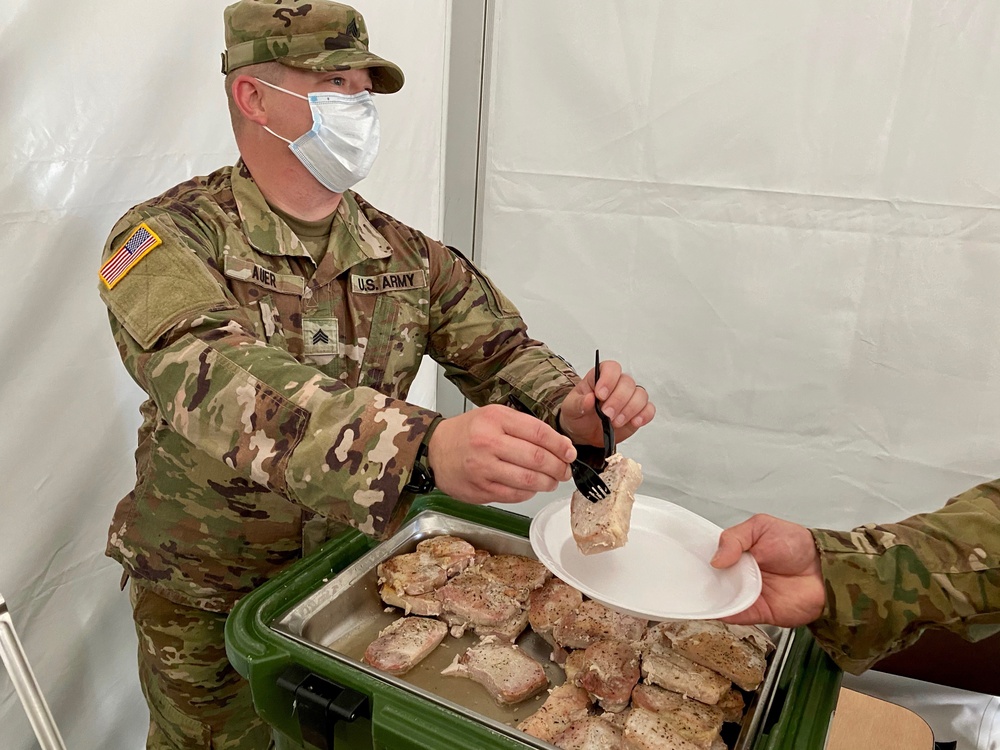 Food at the mobilization station