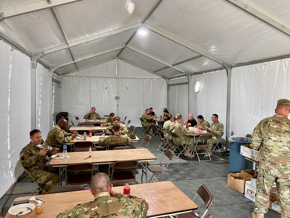 Food at the mobilization station