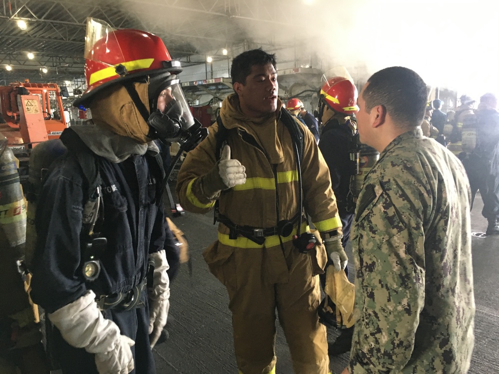 USS Bonhomme Richard (LHD 6) Fire