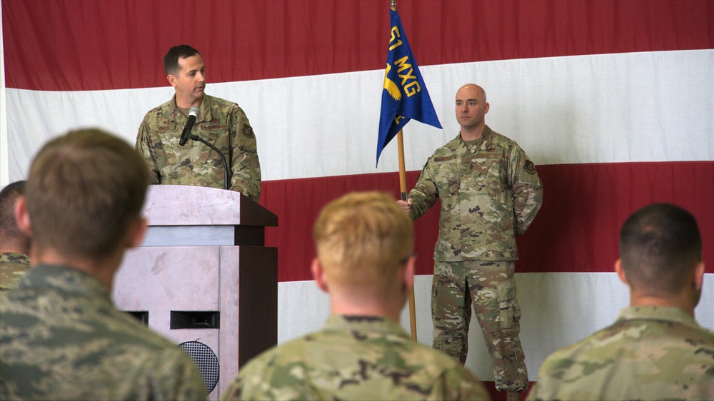 51 AMXS Change of Command