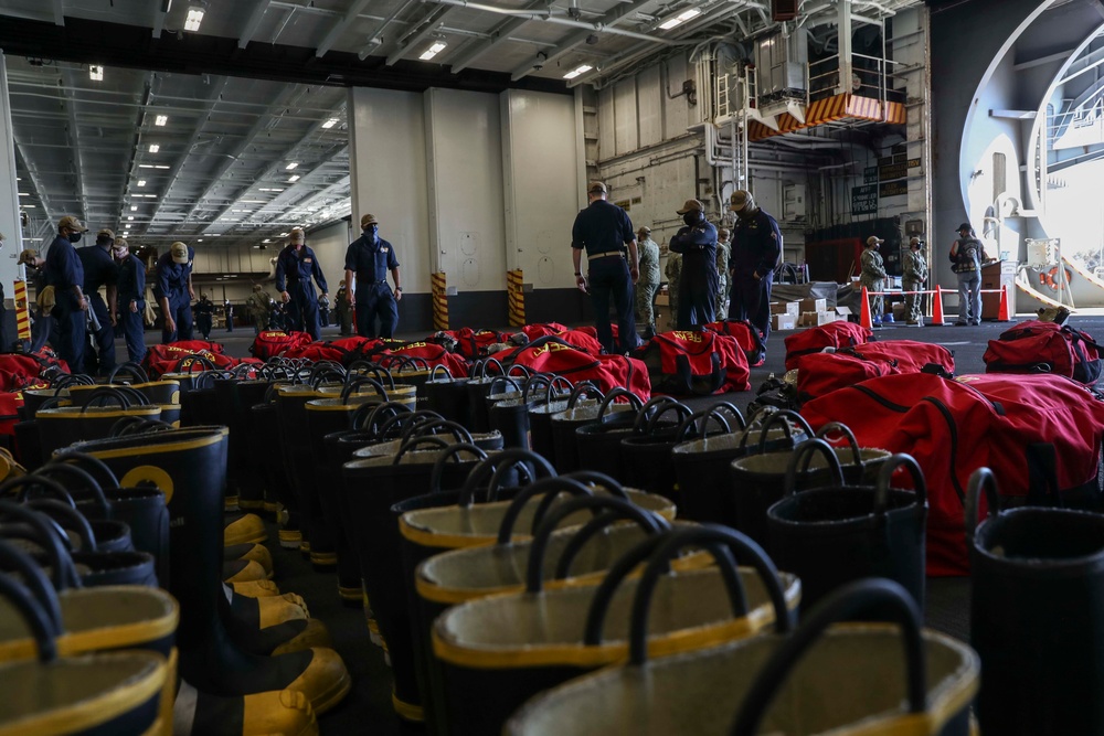 USS Bonhomme Richard Fire