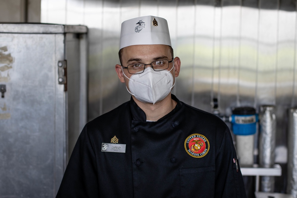 MCIPAC Food Service Specialists prepare thousands of meals for ROM Marines