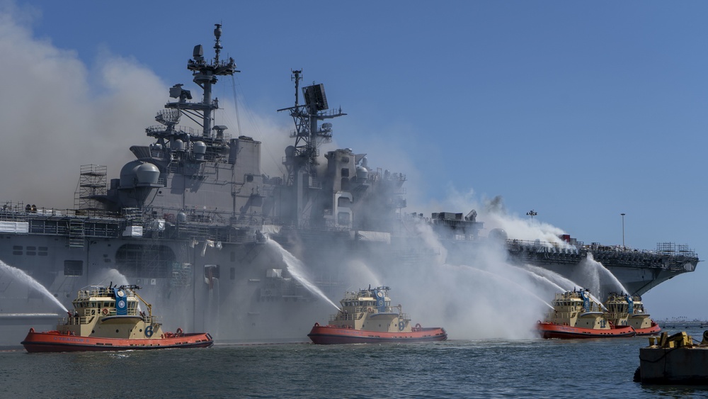 USS Bonhomme Richard (LHD 6) Fire