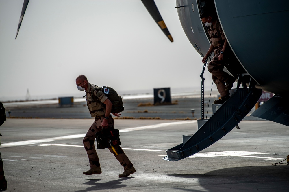 French Air Force arrive in Airbus A400M Atlas