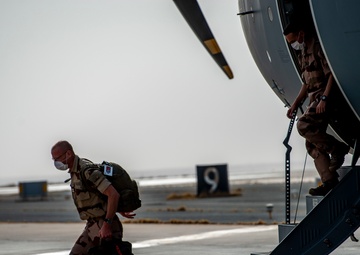 French Air Force arrive in Airbus A400M Atlas