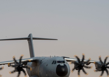 French Air Force arrive in Airbus A400M Atlas