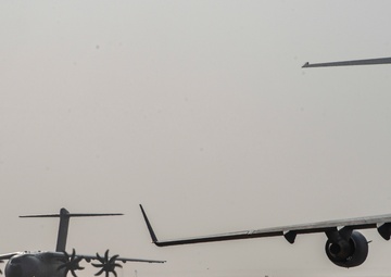 French Air Force arrive in Airbus A400M Atlas