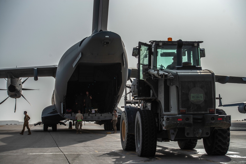 French Air Force arrive in Airbus A400M Atlas