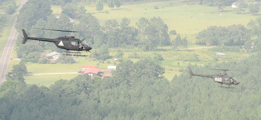 Kiowas make final flight at JRTC, Fort Polk