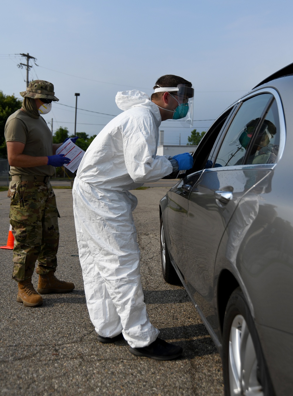 Michigan National Guard provides Covid-19 testing in Flint