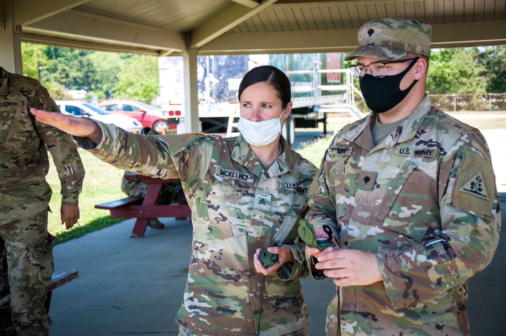 1109th TASMG conduct weapons qualification and Land Navigation training