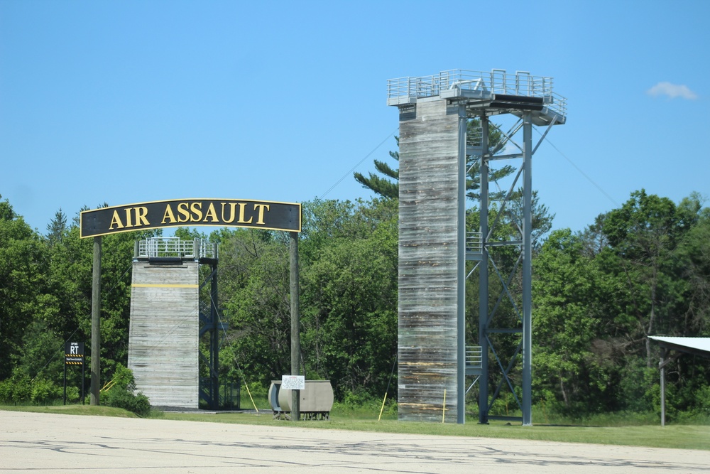 Fort McCoy's Rappel Tower Training Area