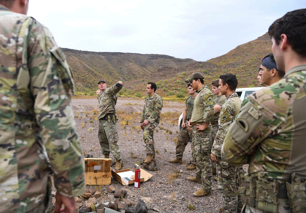 Task Force Guardian members train with live grenades