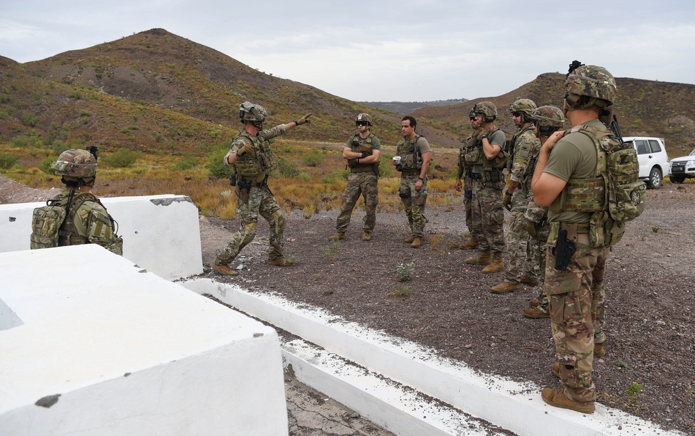 Task Force Guardian members train with live grenades