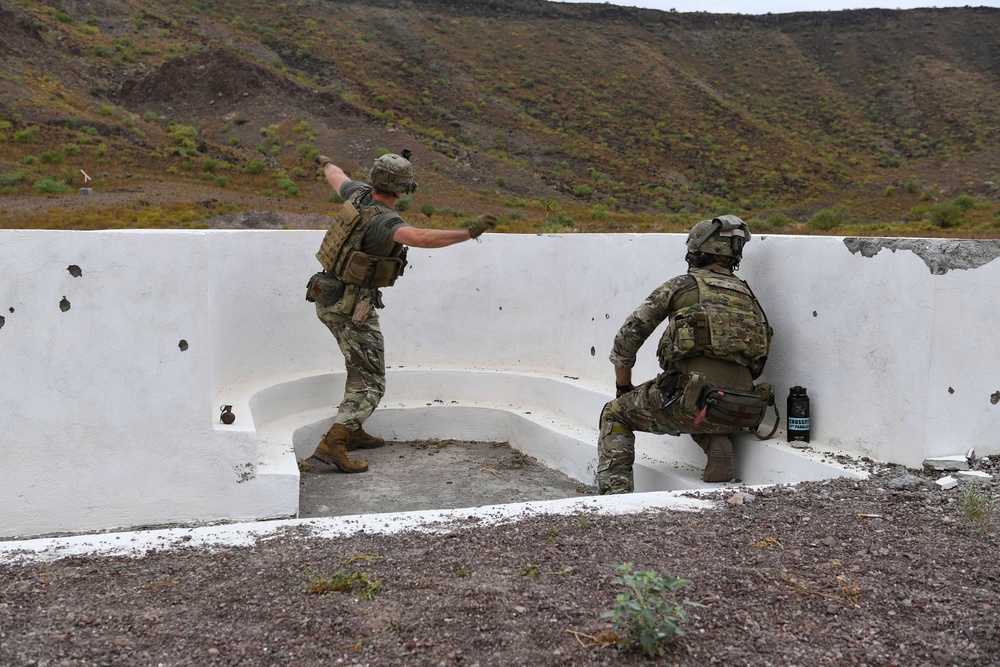 Task Force Guardian members train with live grenades