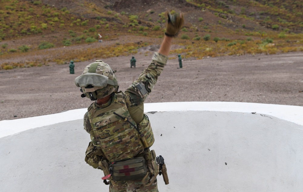 Task Force Guardian members train with live grenades