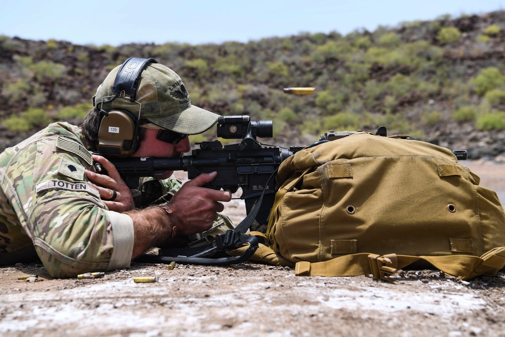 Task Force Guardian perform rifle drills