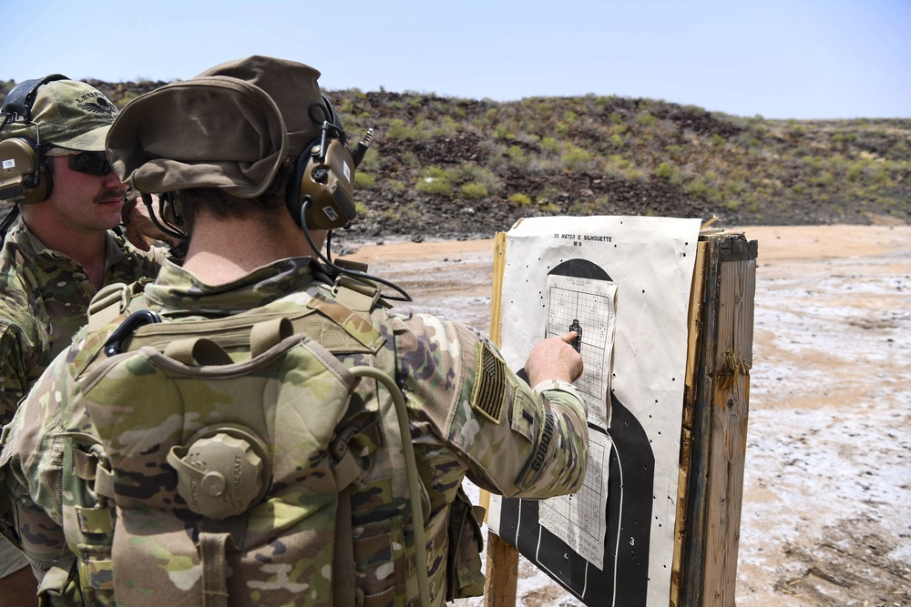 Task Force Guardian perform rifle drills