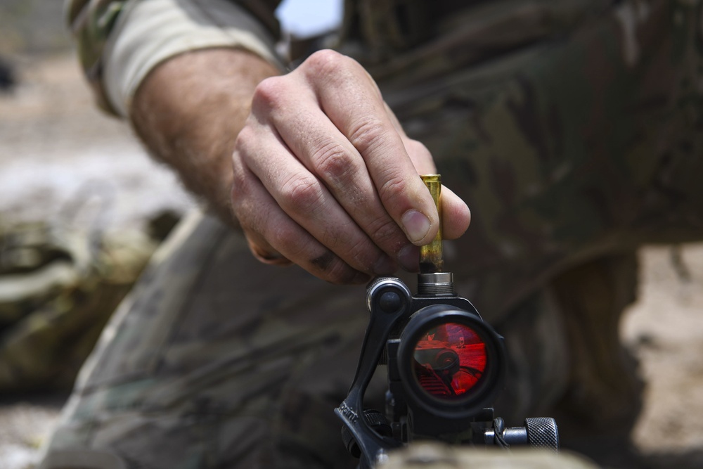 Task Force Guardian perform rifle drills