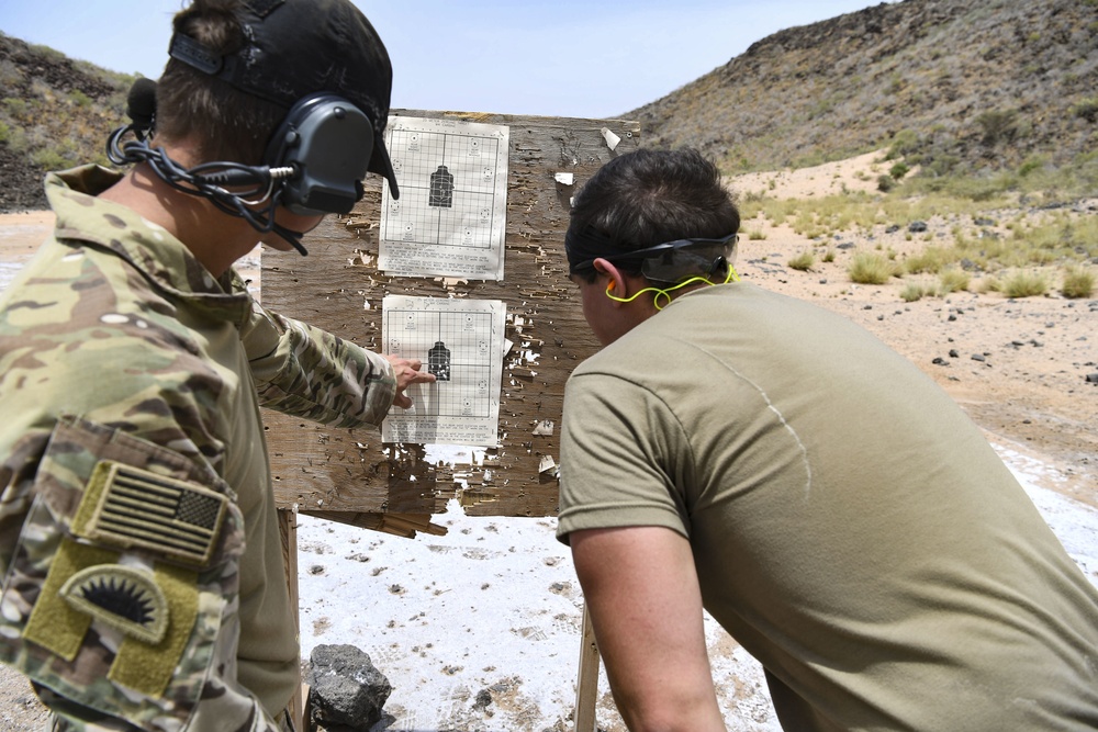 Task Force Guardian perform rifle drills