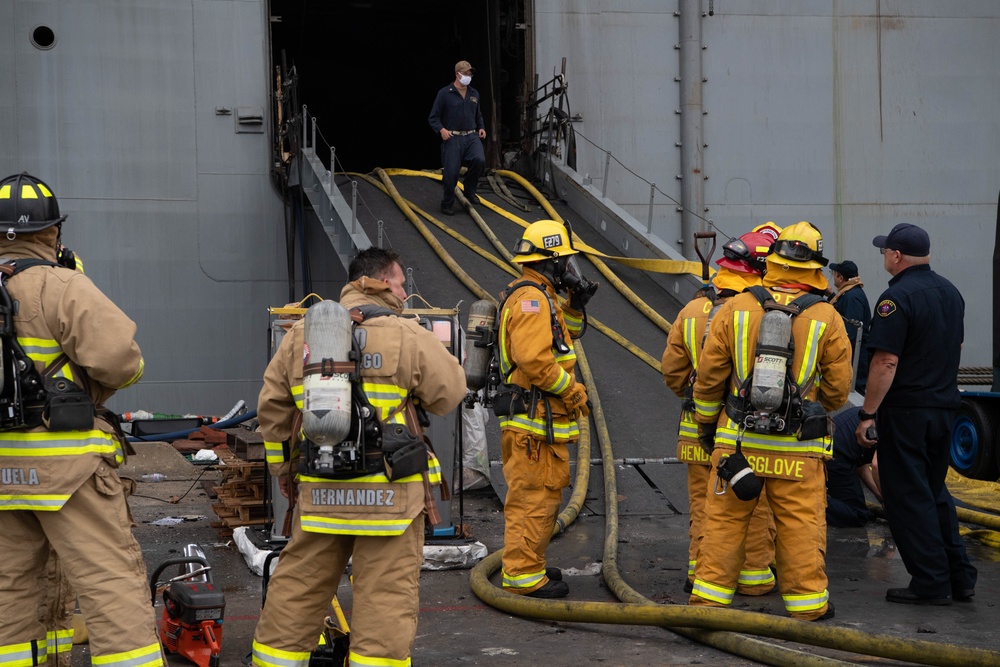 USS Bonhomme Richard (LHD 6) Fire