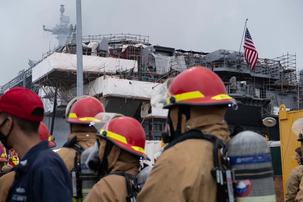 USS Bonhomme Richard (LHD 6) Fire