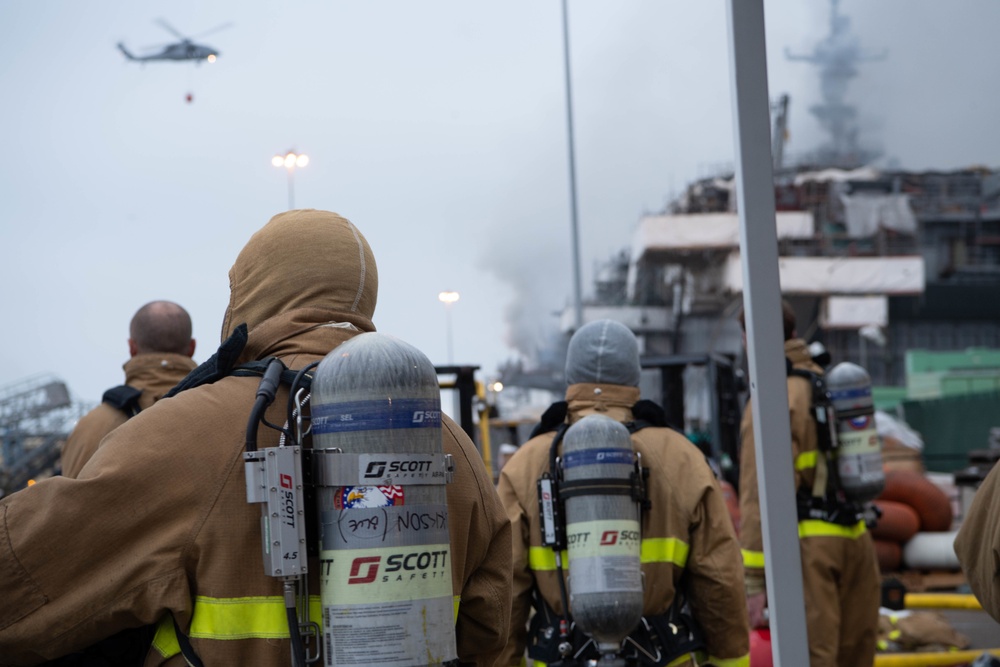 USS Bonhomme Richard (LHD 6) Fire