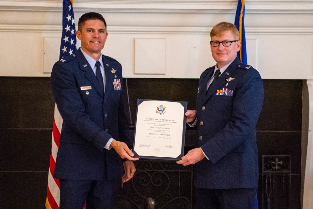 Col. Hudson retirement ceremony