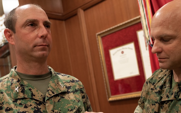 Col. Murchison Recieves LoM Medal
