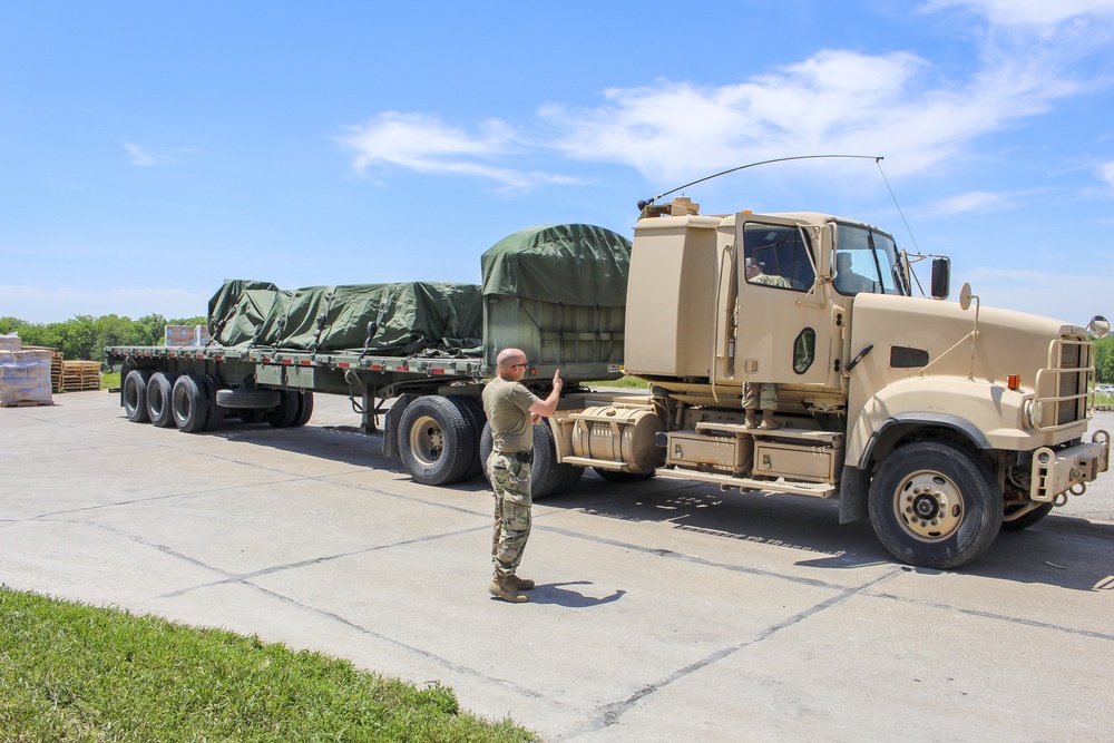 Nebraska Guard supports state PPE distribution