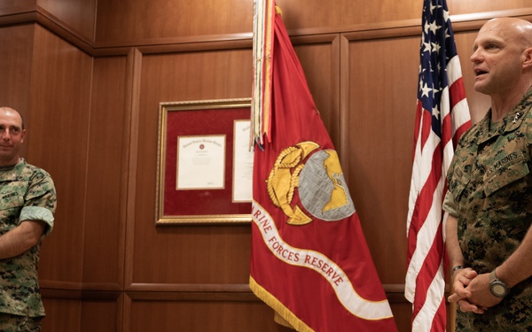 Col. Murchison Recieves LoM Medal