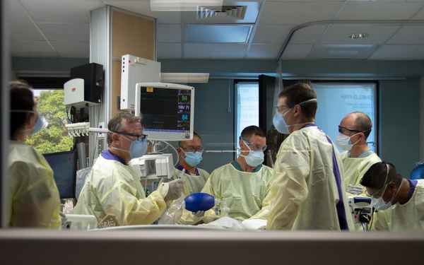 NMCSD Staff Treat ICU Patient