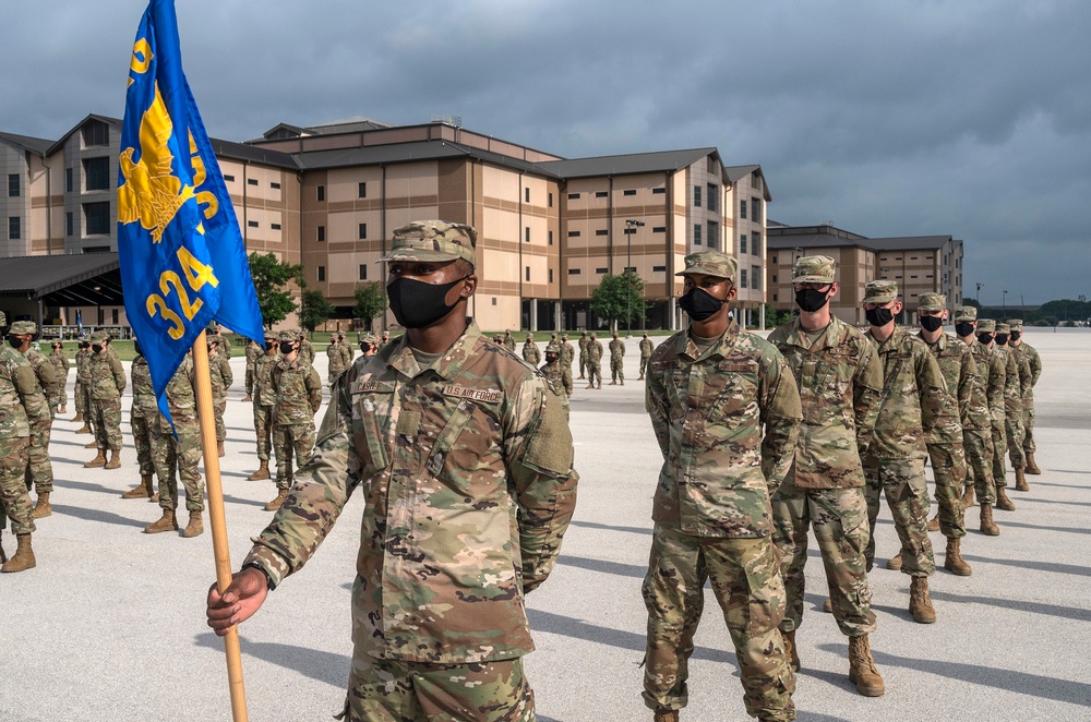 U.S. Air Force Basic Military Training Graduation and Coining Ceremony