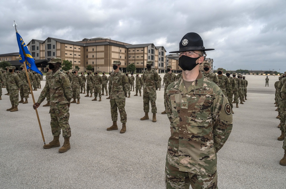 U.S. Air Force Basic Military Training Graduation and Coining Ceremony